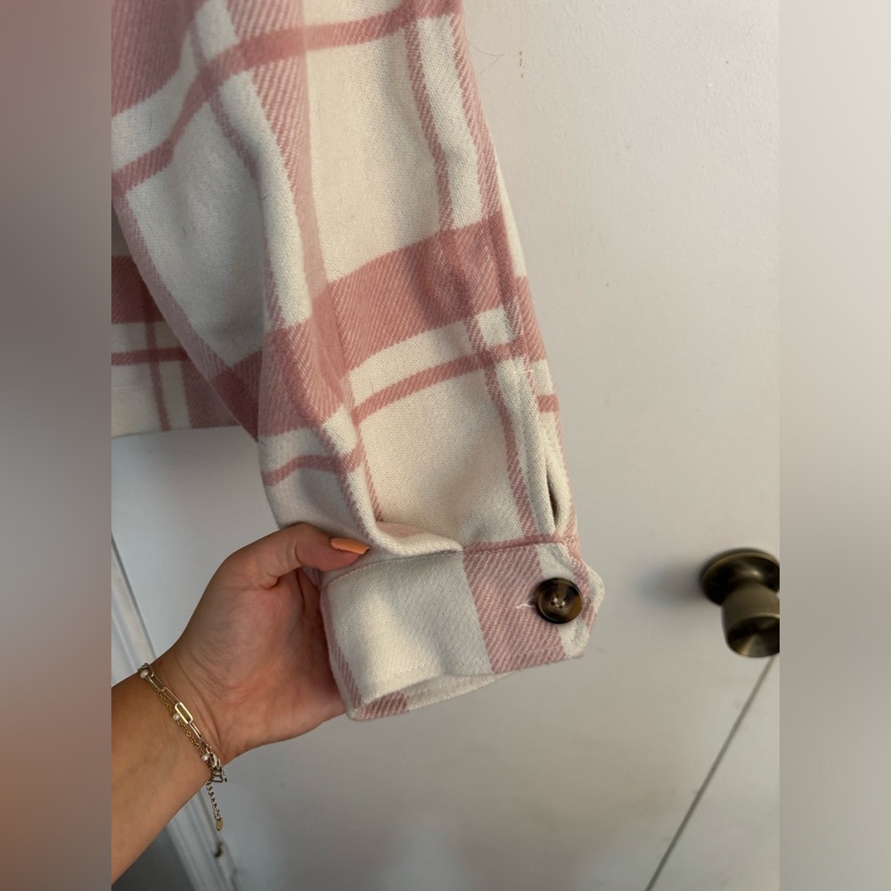 Pink Thick Women's Love Tree Flannel - Picture 4 of 5